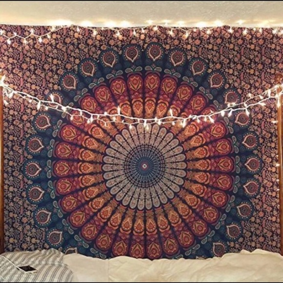 Room decor Multiuse Tapestry mandala birthday🛒